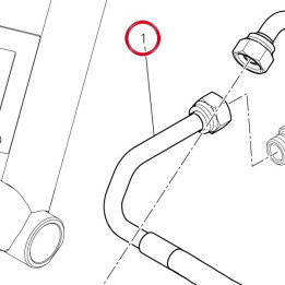 Tuyau de refoulement huile — réf. 54911151B | Ducati Store