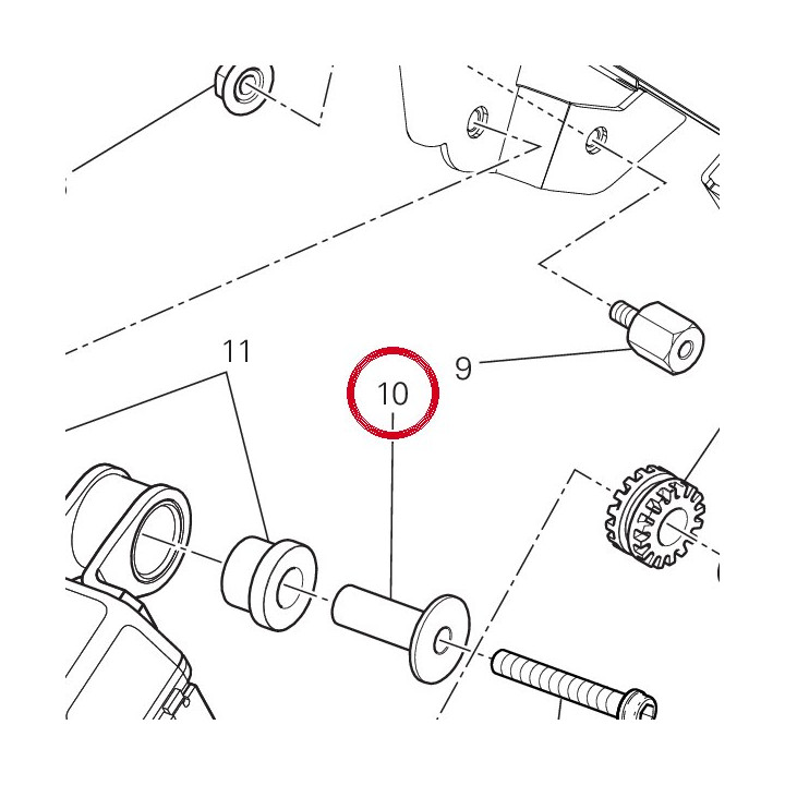 Entretoise 71614941BA — réf. 71614941BA | Ducati Store