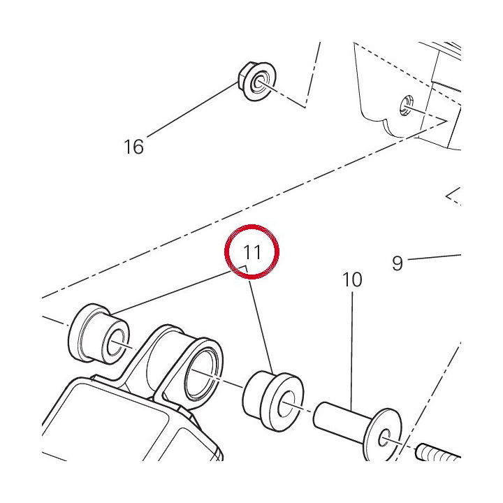 Joint en caoutchouc — réf. 76412141A | Ducati Store