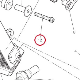 Vis tceif M6X40 77156738B — réf. 77156738B | Ducati Store