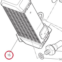 Radiateur à huile 54841061C — réf. 54841061C | Ducati Store