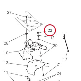 Ecrou 74841091AA — réf. 74841091AA | Ducati Store