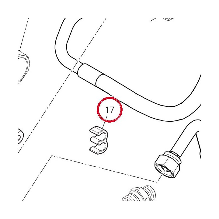 Passe-Tube 75811421A — réf. 75811421A | Ducati Store