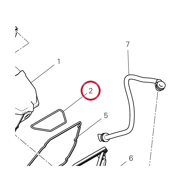 Joint airbox 78812061A — réf. 78812061A | Ducati Store