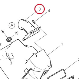 Tuba airbox 48413091A — réf. 48413091A | Ducati Store