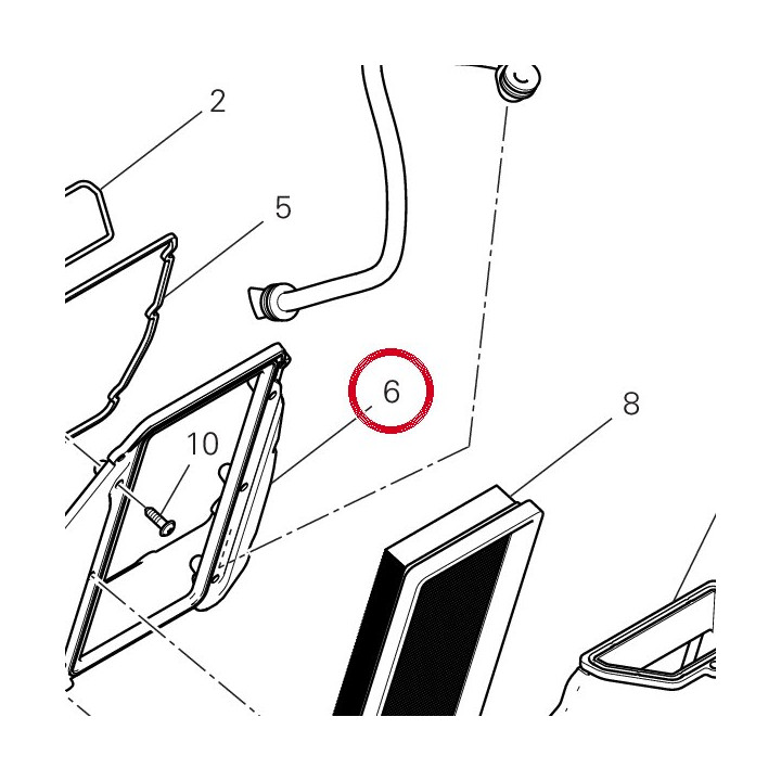 Demi-Boite supérieure — réf. 4421A031A | Ducati Store