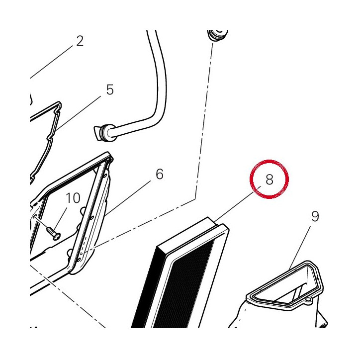 Filtre à air 42610751A — réf. 42610751A | Ducati Store