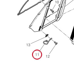 Passe-Tube 75812181A — réf. 75812181A | Ducati Store