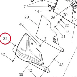 Fixation rapide M5 85040471A — réf. 85040471A | Ducati Store