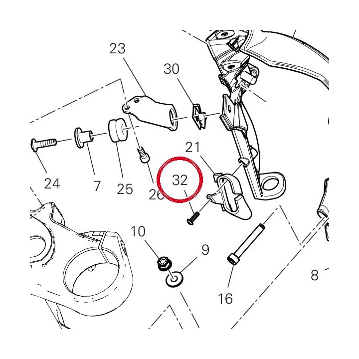 Vis 77440111A — réf. 77440111A | Ducati Store