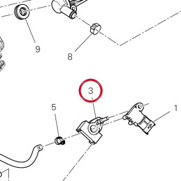 Brida sonde pression — réf. 8291D011A | Ducati Store