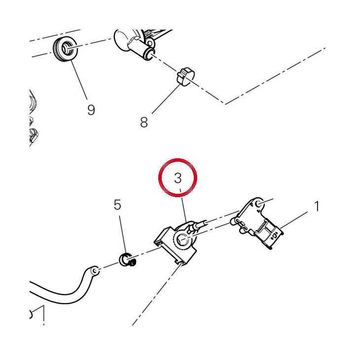 Brida sonde pression — réf. 8291D011A | Ducati Store