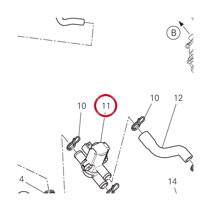 Actuateur (ais) 59340531A — réf. 59340531A | Ducati Store