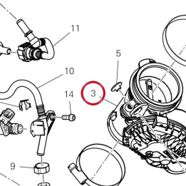 Corps papillon 28241131A — réf. 28241131A | Ducati Store