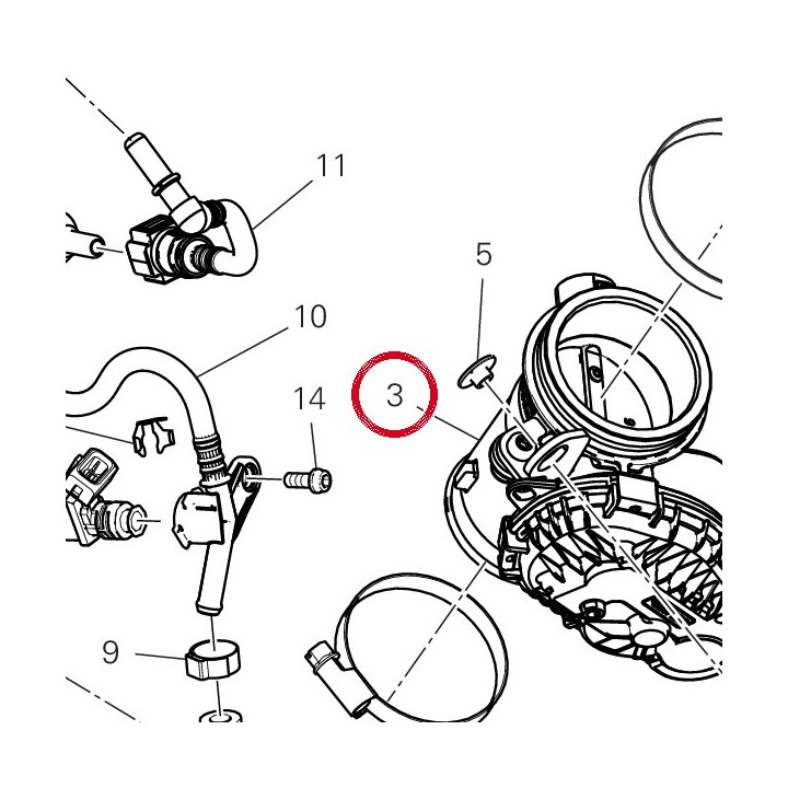 Corps papillon 28241131A — réf. 28241131A | Ducati Store