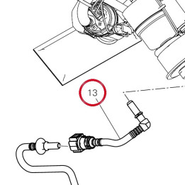 Tuyau superiore destro — réf. 59028781A | Ducati Store