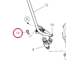 Vis tceif M5X12 77156398B — réf. 77156398B | Ducati Store
