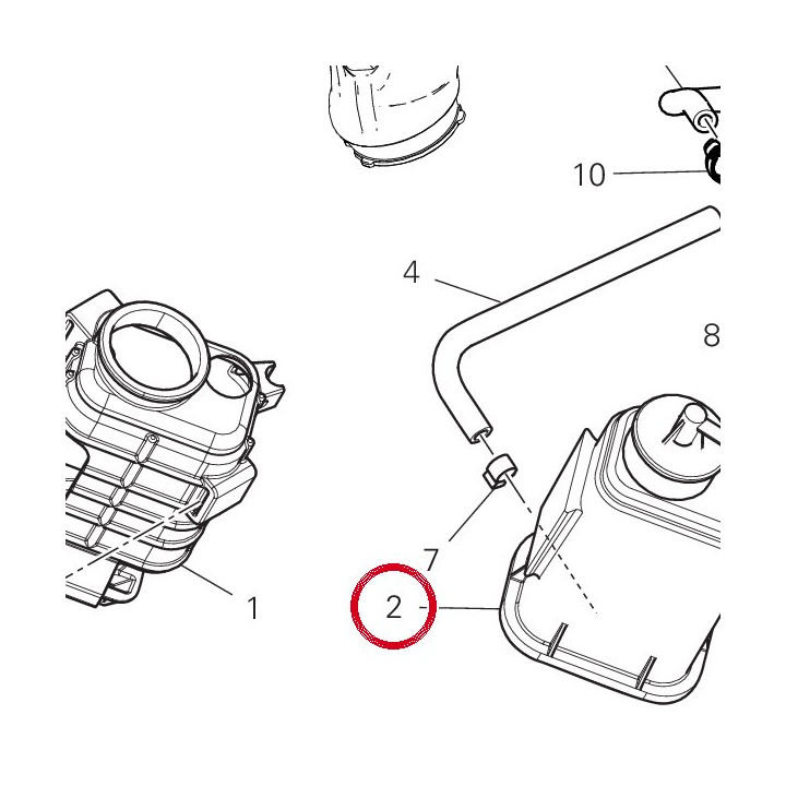 Filtre canister 42610741A — réf. 42610741A | Ducati Store
