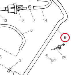 Tuyau 93512601A — réf. 93512601A | Ducati Store