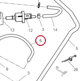 Tuyau 93512041A — réf. 93512041A | Ducati Store