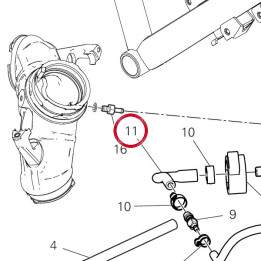 Tuyau 93512671A — réf. 93512671A | Ducati Store