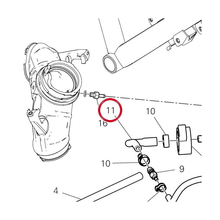 Tuyau 93512671A — réf. 93512671A | Ducati Store