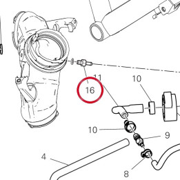 Raccord tuyau 81411111C — réf. 81411111C | Ducati Store