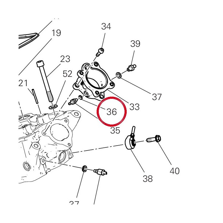 Joint 85250231A — réf. 85250231A | Ducati Store