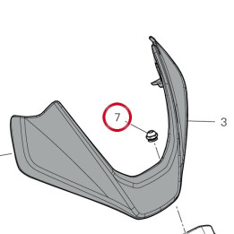 Écrou elastique 75010281A — réf. 75010281A | Ducati Store
