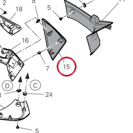 Cover rad.olio V24I finito — réf. 4601V821AA | Ducati Store