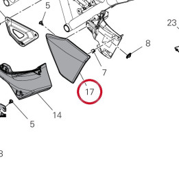 Cover canister V24I finito — réf. 4601V811AA | Ducati Store