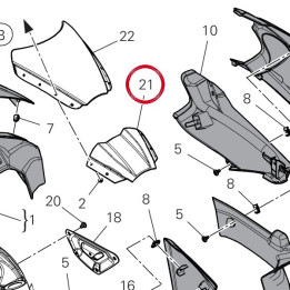 Cache Pare-Brise 4601U431A — réf. 4601U431A | Ducati Store