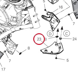 Cover proiettore 4601U451A — réf. 4601U451A | Ducati Store