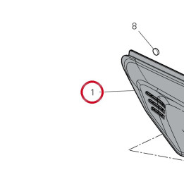 Porte-Numero D. 48218121AA — réf. 48218121AA | Ducati Store