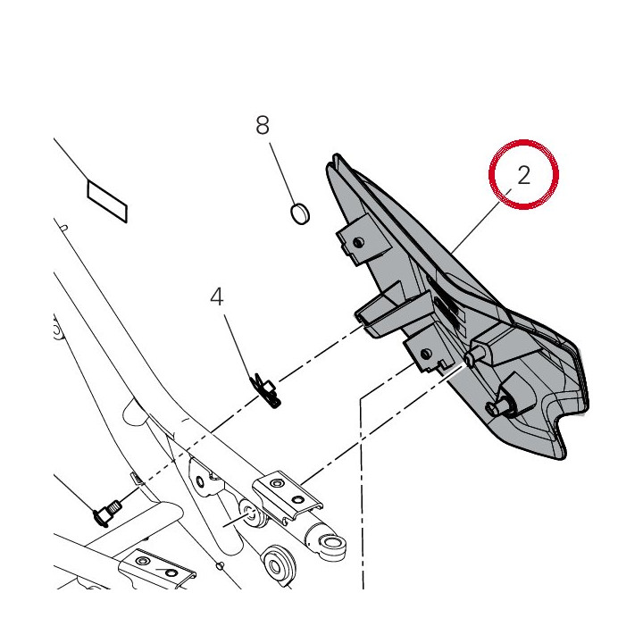 Porte-Numero G. 48218131AA — réf. 48218131AA | Ducati Store