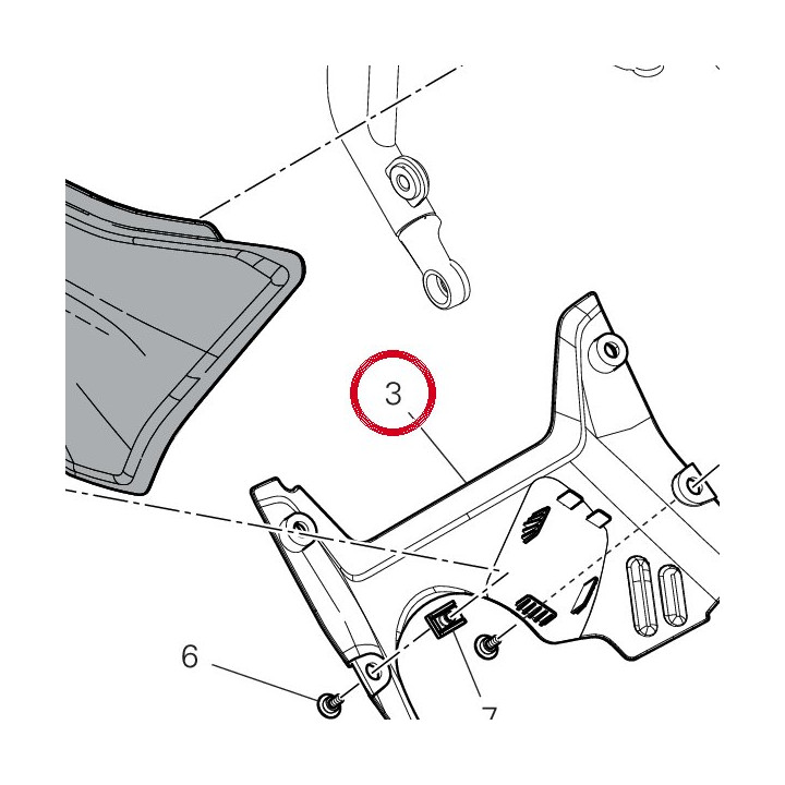 Cache centrale 4601U441A — réf. 4601U441A | Ducati Store