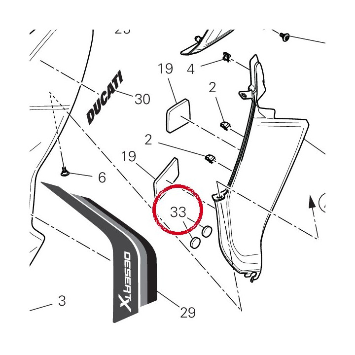 Antivibration 86611221A — réf. 86611221A | Ducati Store
