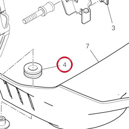 Joint en caoutchouc — réf. 76411381A | Ducati Store