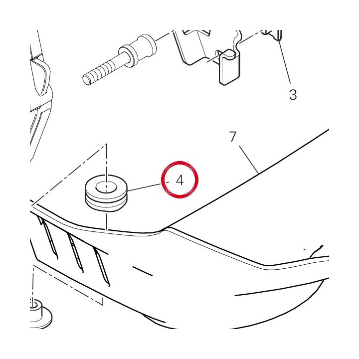 Joint en caoutchouc — réf. 76411381A | Ducati Store