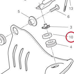 Entretoise 5.2X16X5 — réf. 71314111A | Ducati Store