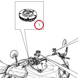 Bouchon réservoir carburant — réf. 89512431A | Ducati Store