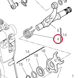 Ressort rappel levier — réf. 79915061A | Ducati Store