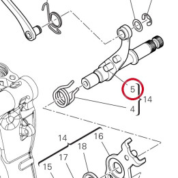 Arbre sélecteur 82114731A — réf. 82114731A | Ducati Store