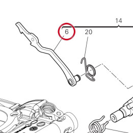Fourche commande 18020511A — réf. 18020511A | Ducati Store