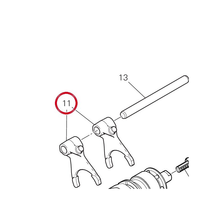 Fourche engrenement 1Ere — réf. 180Z0011A | Ducati Store