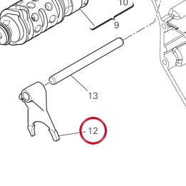 Fourche engr╘nement 5╘me — réf. 180Z0021A | Ducati Store