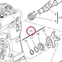 Fourche commande 82120151A — réf. 82120151A | Ducati Store