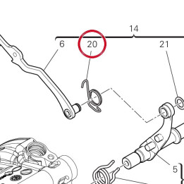 Ressort retour fourche — réf. 79912961A | Ducati Store
