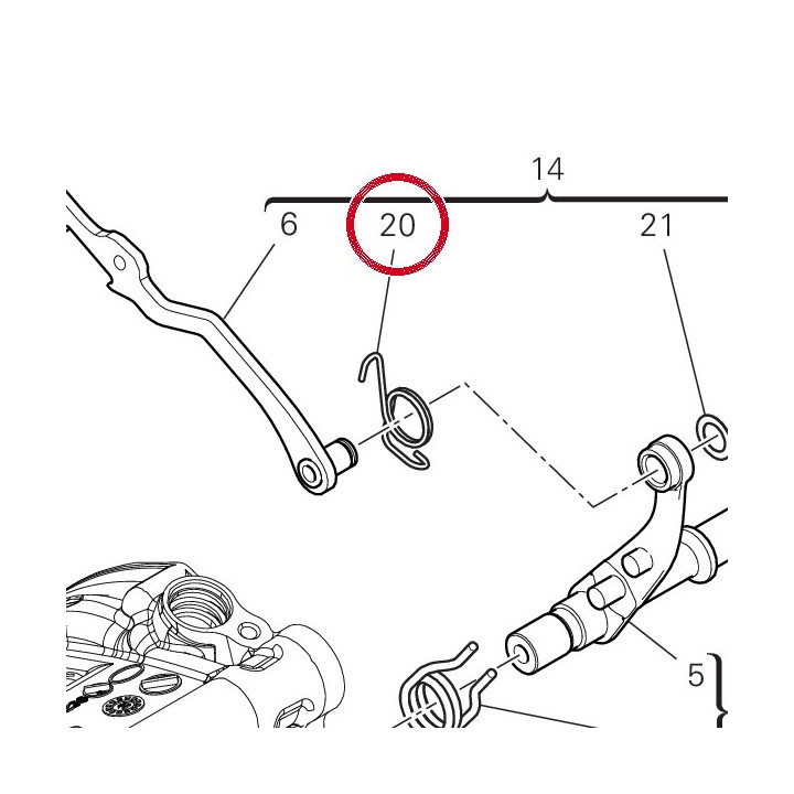 Ressort retour fourche — réf. 79912961A | Ducati Store