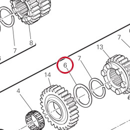 Rondelle 0,5 mm 85611261A — réf. 85611261A | Ducati Store